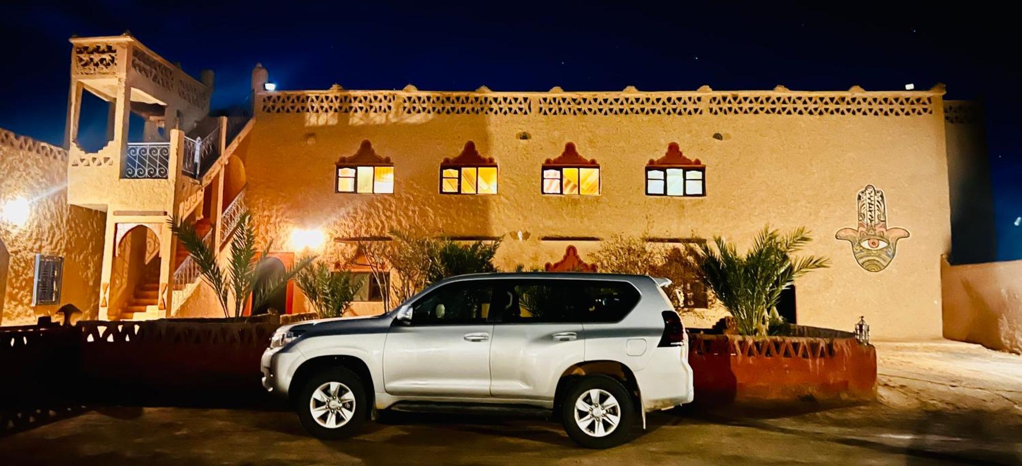 Hotel Camping Les Roses Des Dunes & Piscine Merzouga Exterior photo
